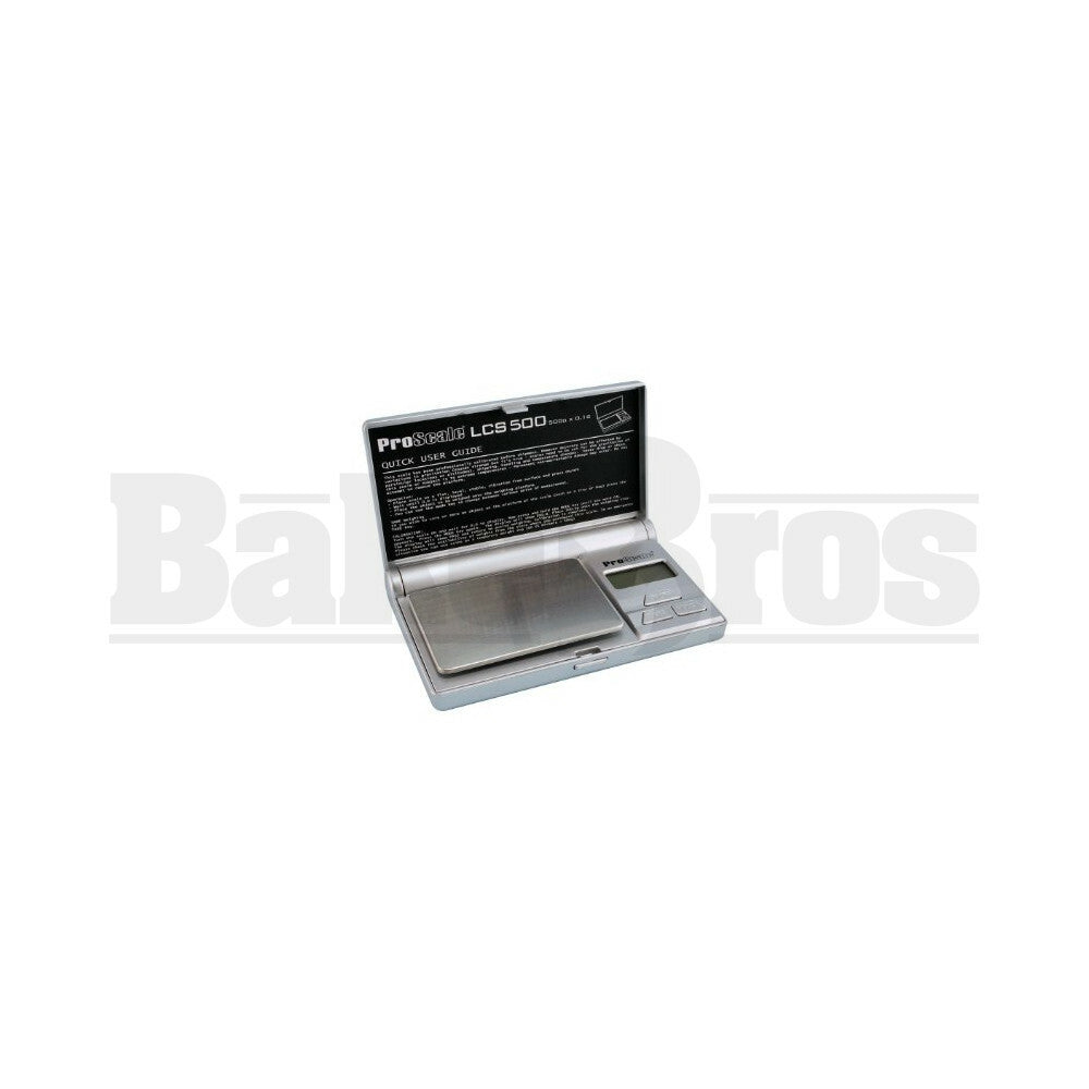 PROSCALE ELECTRONIC POCKET SCALE LCS SERIES 0.01g 500g SILVER