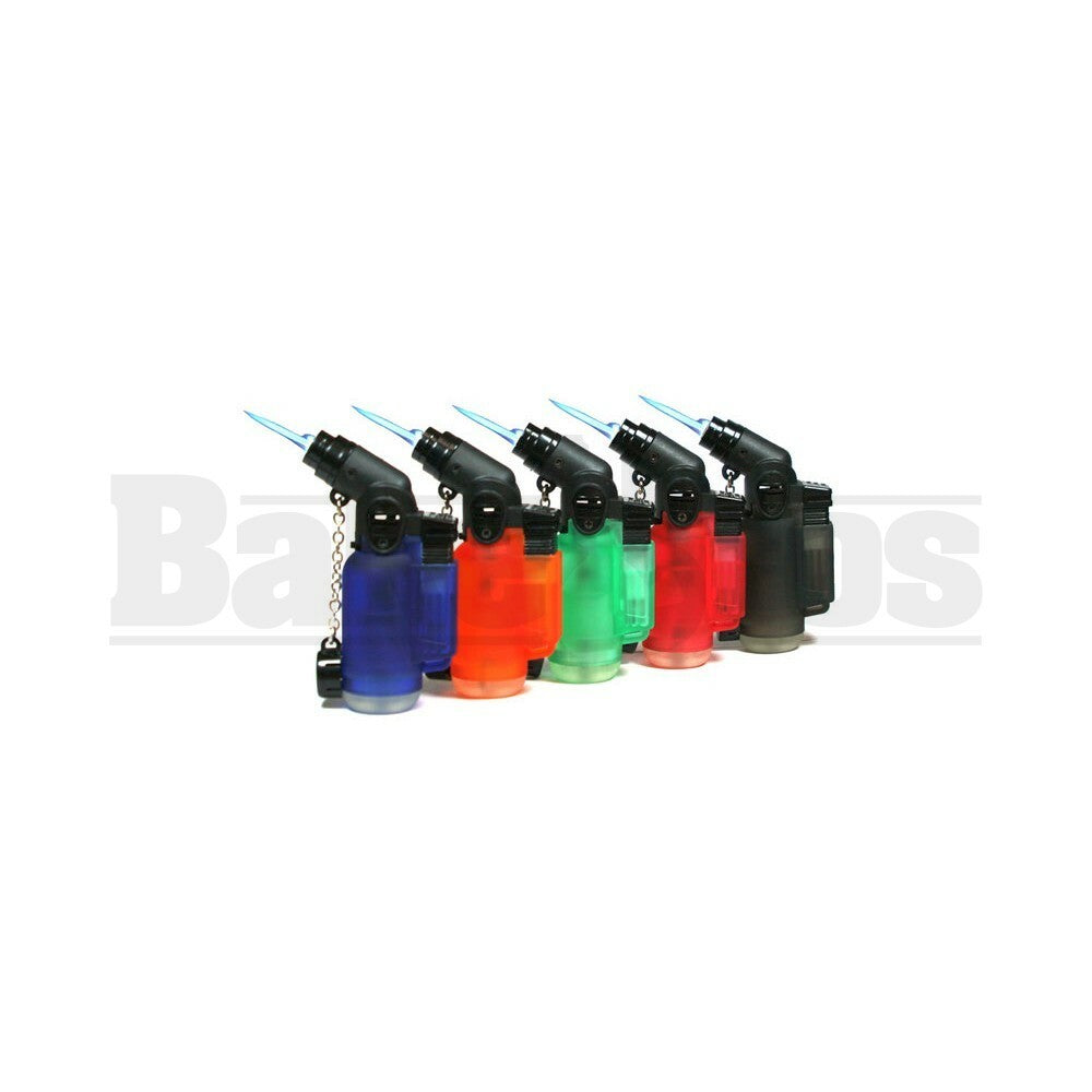 EAGLE TORCH 45* ANGLE SINGLE FLAME TORCH PT116A ASSORTED COLORS Pack of 1 3"