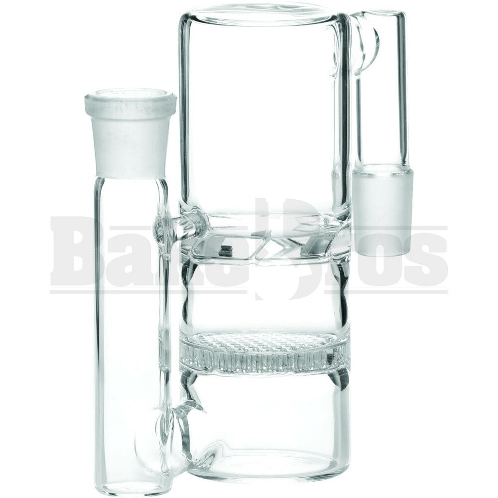 ASHCATCHER HONEYCOMB WITH TURBINE DISK PERC S CONFIG CLEAR MALE 14MM
