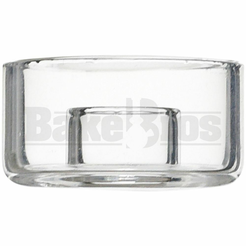 QUARTZ DISH FOR HYBRID NAIL 25MM DIAM DISH CLEAR JOINTLESS