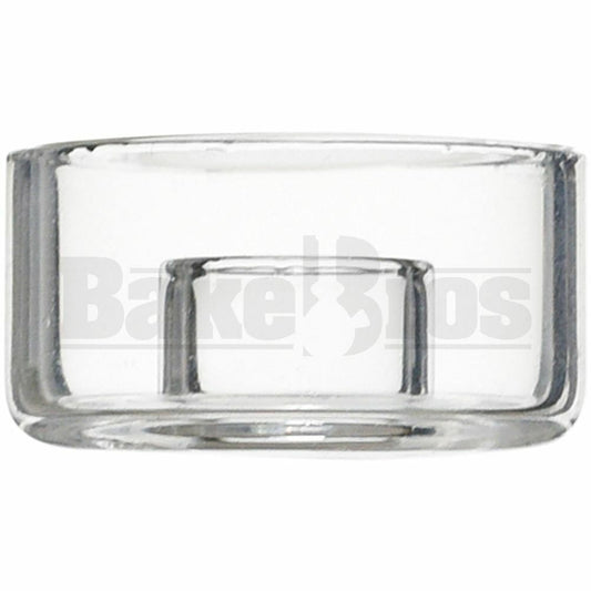 QUARTZ DISH FOR HYBRID NAIL 25MM DIAM DISH CLEAR JOINTLESS