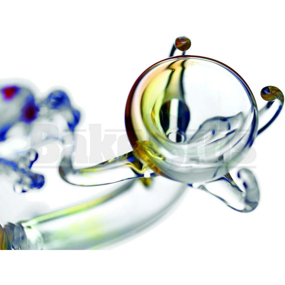 ANIMAL HAND PIPE ANGRY DRAGON 10" ASSORTED COLORS