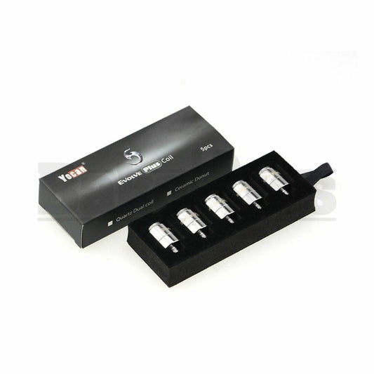 YOCAN EVOLVE PLUS VAPORIZER WAX ATOMIZER COIL REPLACEMENT CERAMIC DONUT SILVER