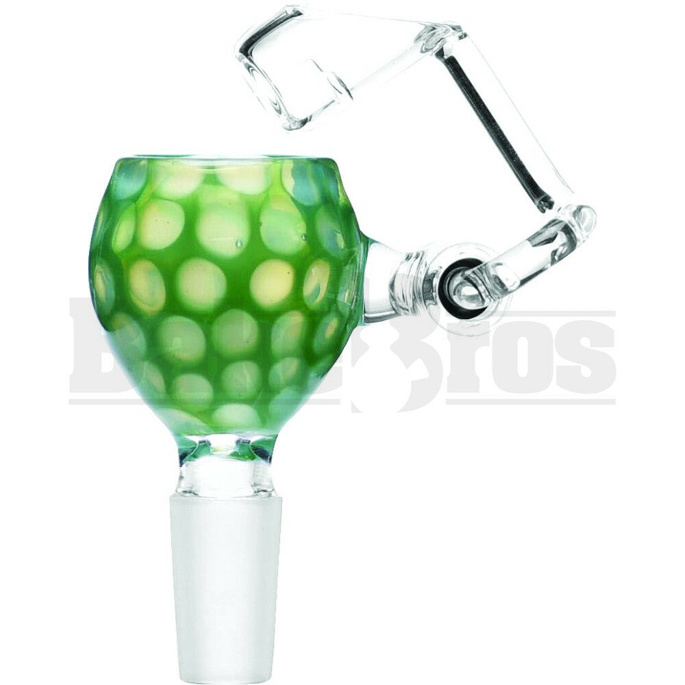 MALE HONEYBUCKET NAIL JOINT HONEYCOMB QUARTZ DOMELESS GREEN 14MM