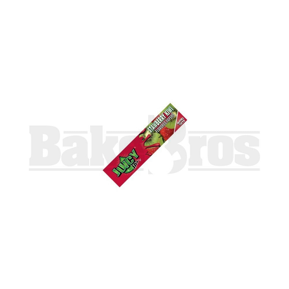 JUICY JAY'S FLAVORED PAPERS 32 LEAVES KINGSIZE STRAWBERRY KIWI Pack of 6