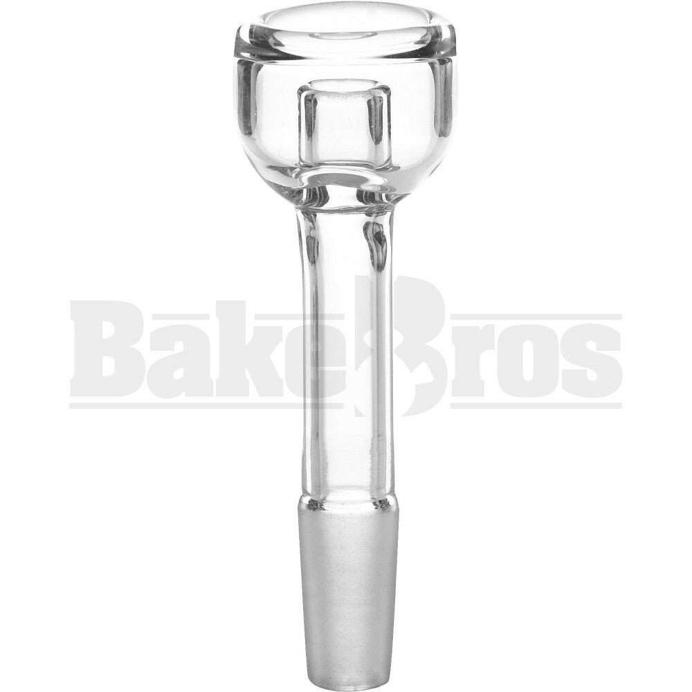 10MM DOMELESS NAIL QUARTZ 1" STEM FLOWER STYLE CLEAR MALE