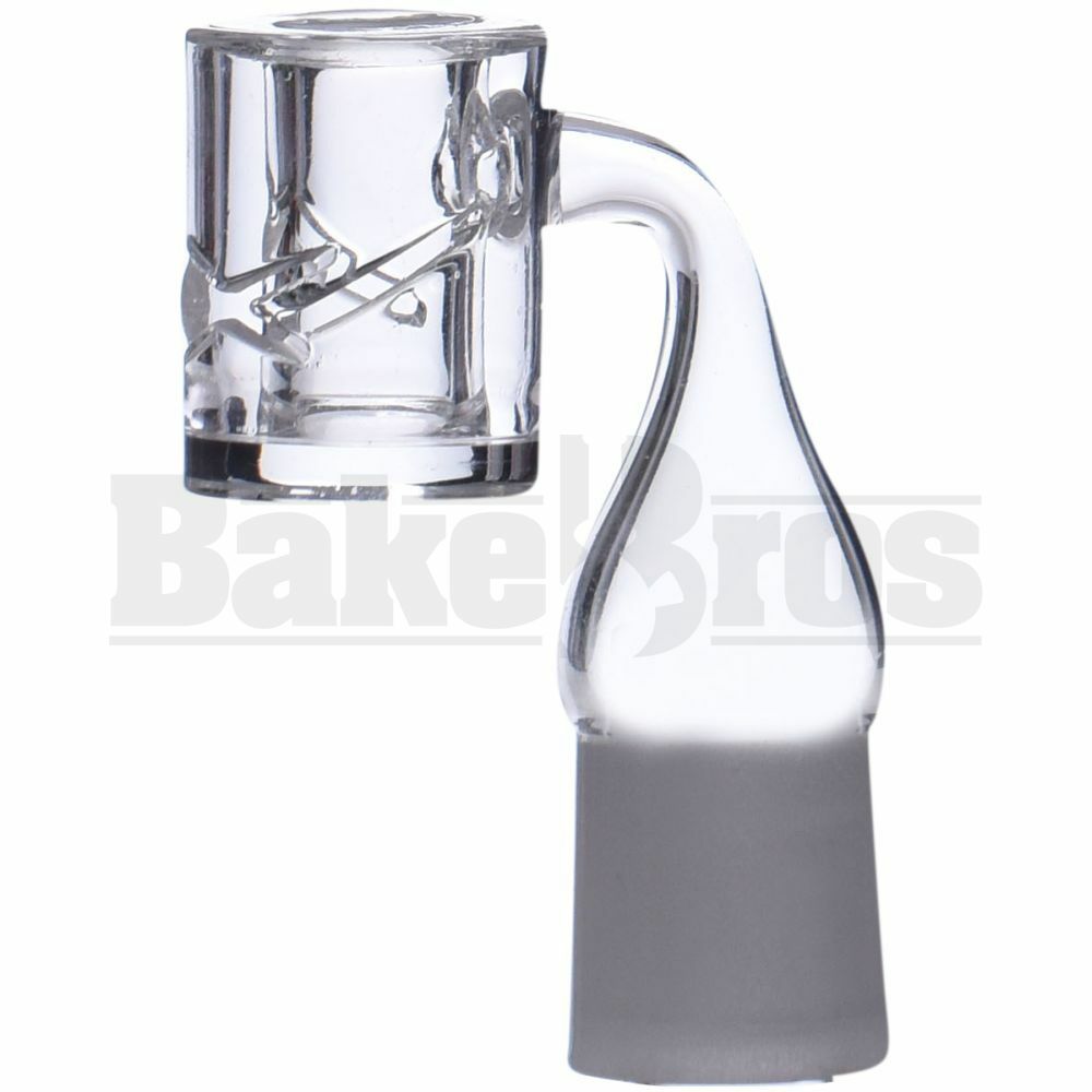 18MM NAIL QUARTZ REACTOR DOUBLE CROSS INJECTION 90* FROST FEMALE