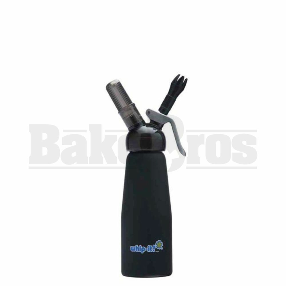 WHIP-IT CREAM WHIPPER MATTE BLACK WITH TRANSPARENT HEAD Pack of 1 250 ML
