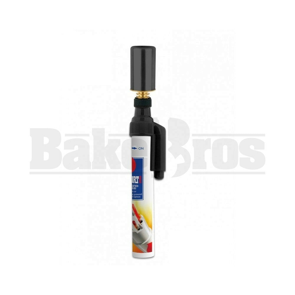 NEWPORT ZERO TORCH PEN W/E BUTANE CAN NJPEN058 BLACK Pack of 1 7"