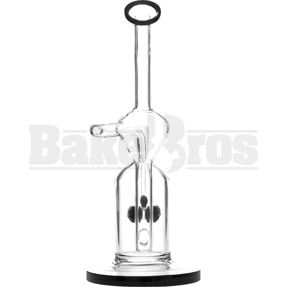 WP RIG RECYCLER INTERLUDE MUSHROOM PERC 10" BLACK MALE 18MM