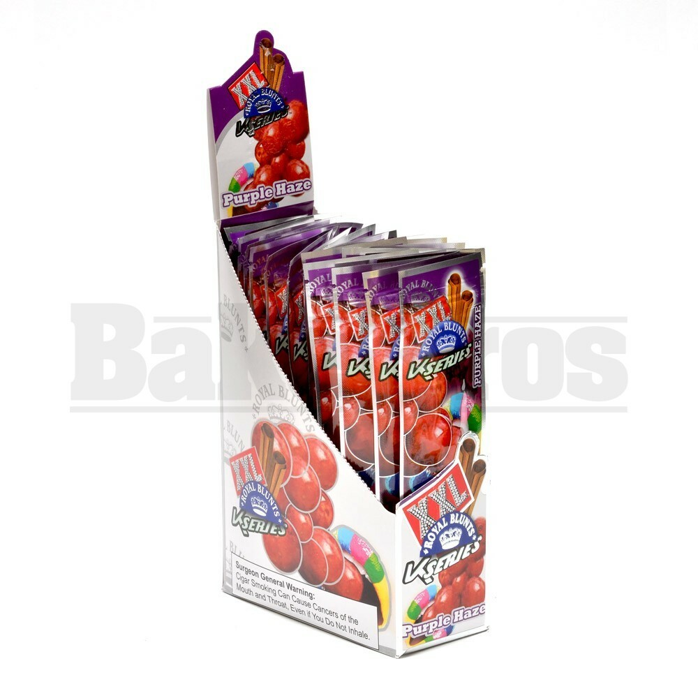 XXL ROYAL BLUNTS K SERIES CIGAR WRAPS 2 PER PACK PURPLE HAZE Pack of 25