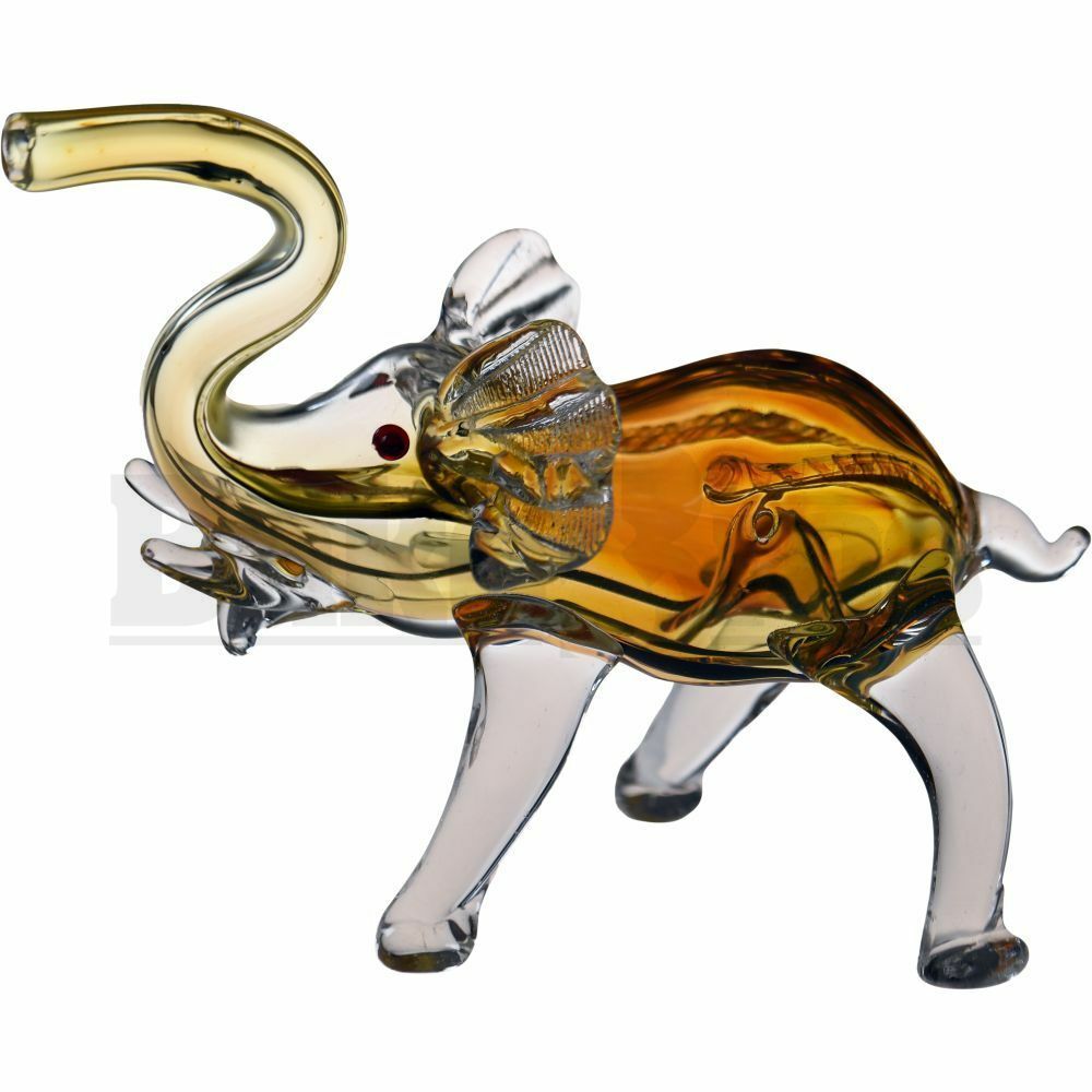 ANIMAL HAND PIPE RUNNING ELEPHANT 5" ASSORTED COLORS