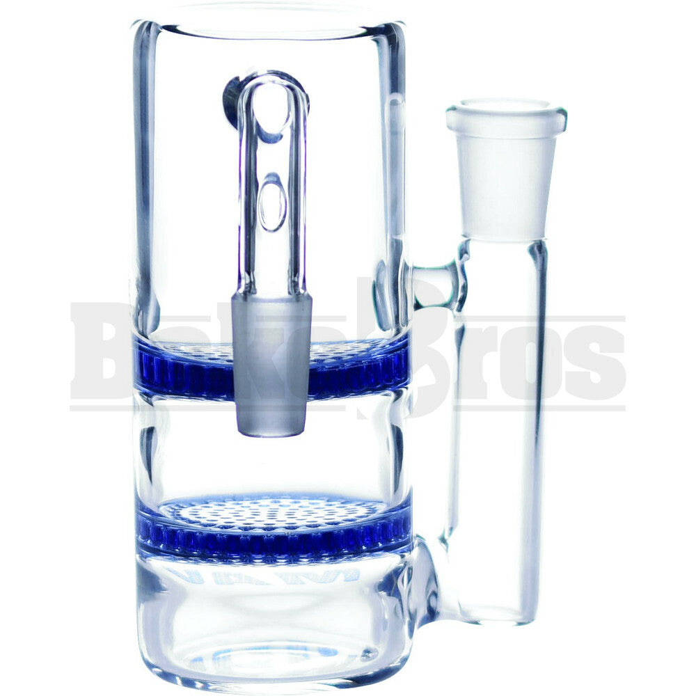 MAVERICK 2 HONEYCOMB ASHCATCHER BLUE MALE 14MM