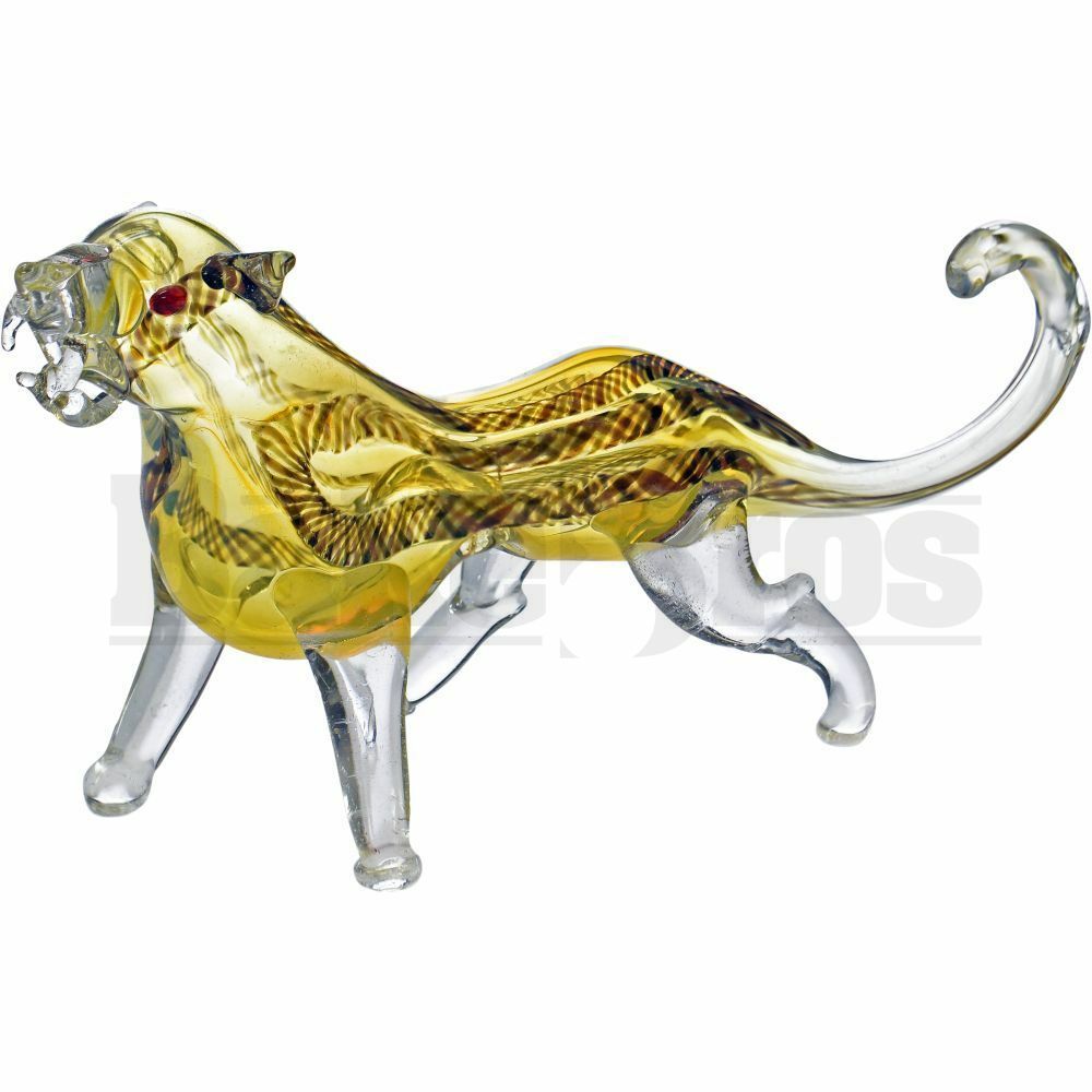 ANIMAL HAND PIPE HUNGRY JAGUAR 6" ASSORTED COLORS