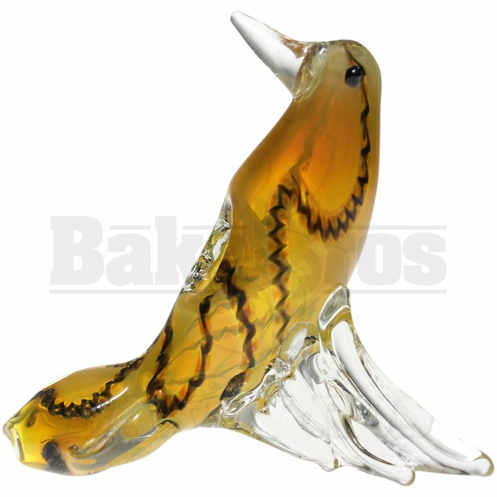 ANIMAL HAND PIPE BIRD DESCENDING 5" ASSORTED COLORS