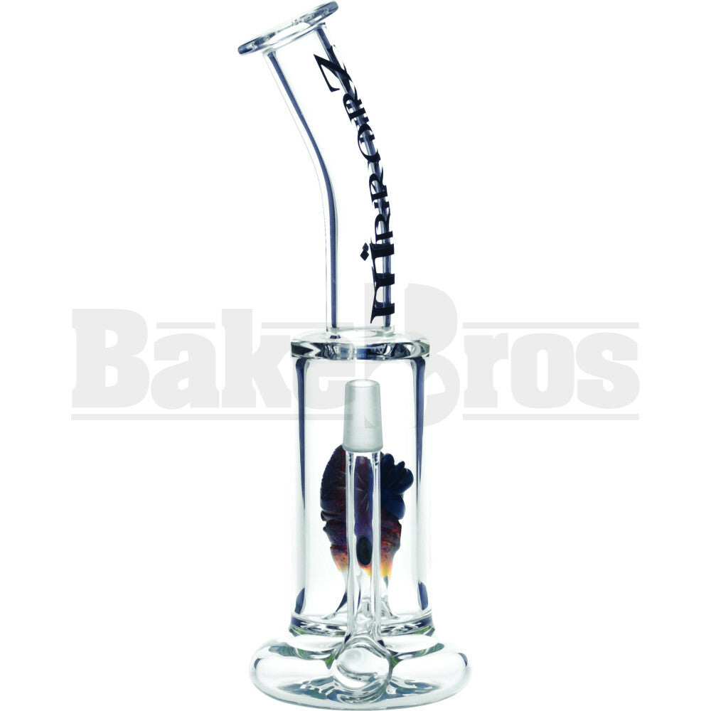 SMOKIN MIRRORZ WP FADED MONSTER PERC VAPOR RIG 10" CLEAR MALE 14MM