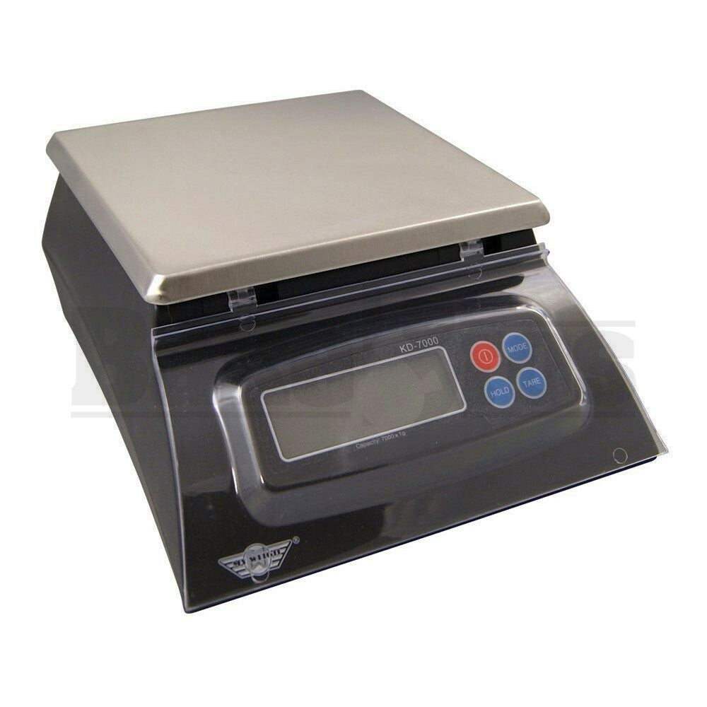 MY WEIGH SCALE CAPACITY PRECISION KITCHEN SCALE KD SERIES 1g 7kg BLACK