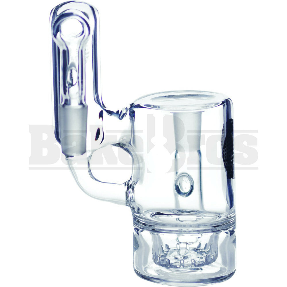 MAVERICK ASHCATCHER BRILLIANCE PERC RECYCLER 90* JOINT L CONFIG CLEAR MALE 14MM