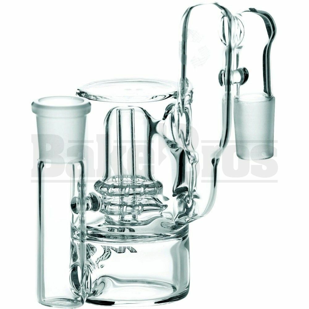 MAVERICK ASHCATCHER ATOMIC PERC RECYCLER L CONFIG 90* JOINT CLEAR MALE 14MM