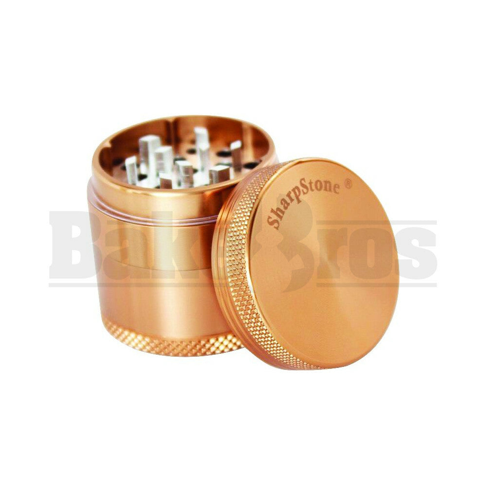 SHARPSTONE HARD TOP GRINDER 4 PIECE 1.5" BROWN Pack of 1