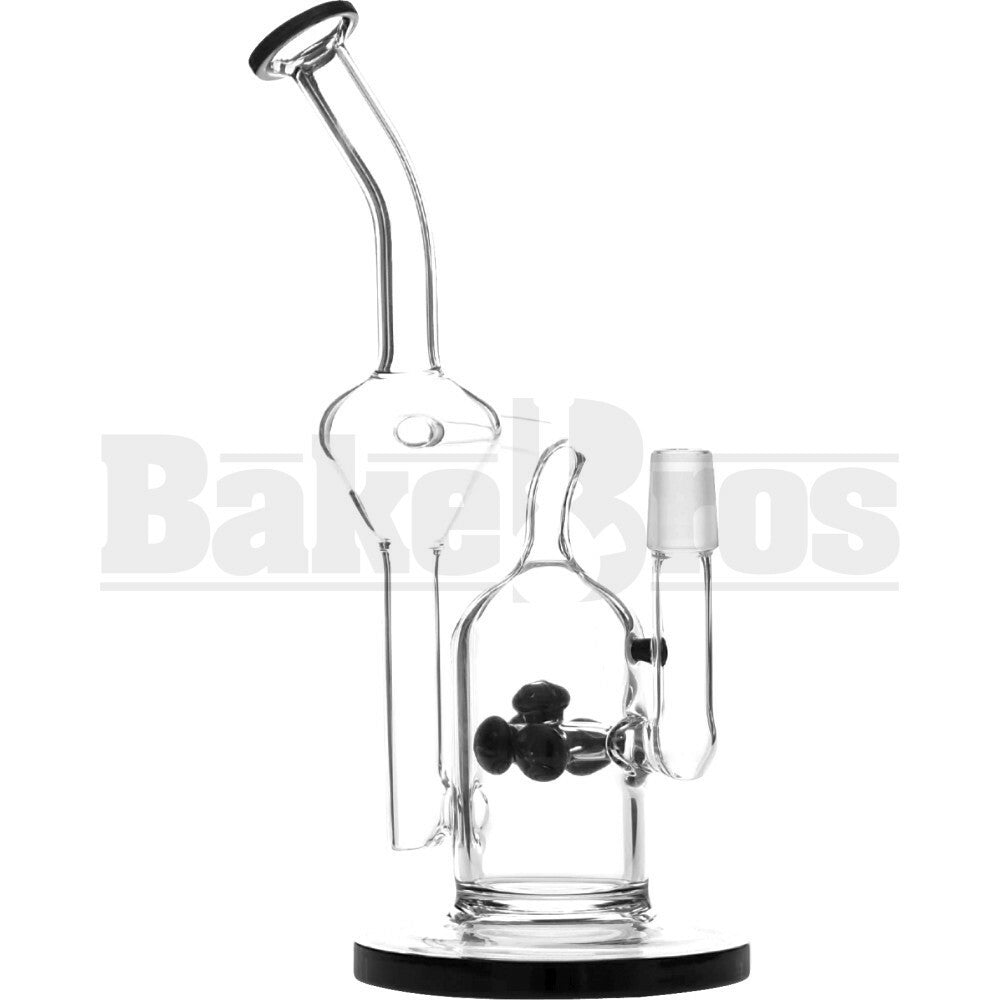 WP RIG RECYCLER INTERLUDE MUSHROOM PERC 10" BLACK MALE 18MM