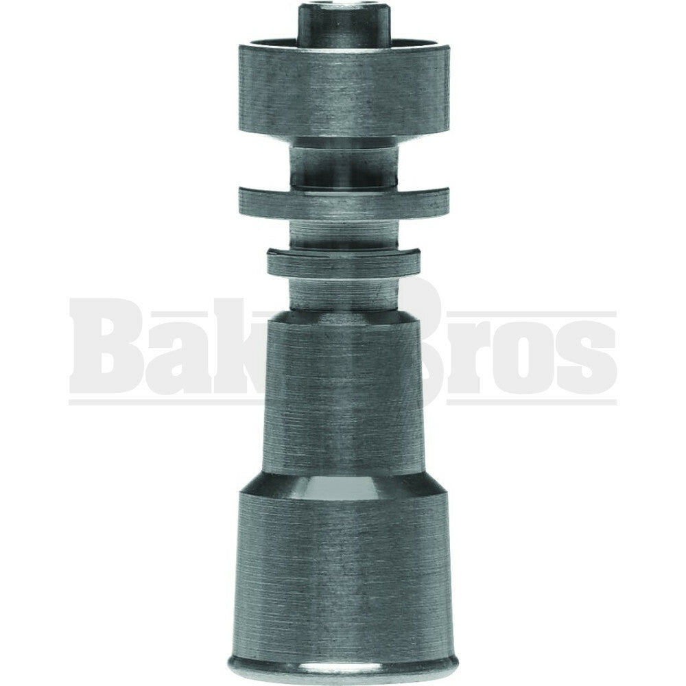 14MM 10MM TITANIUM VAPOR DUO NAIL DOMELESS GR2 GRADE 2 METALLIC FEMALE