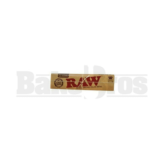 RAW ROLLING PAPERS CLASSIC SLIM KING SIZE 32 LEAVES PER PACK UNFLAVORED Pack of 6