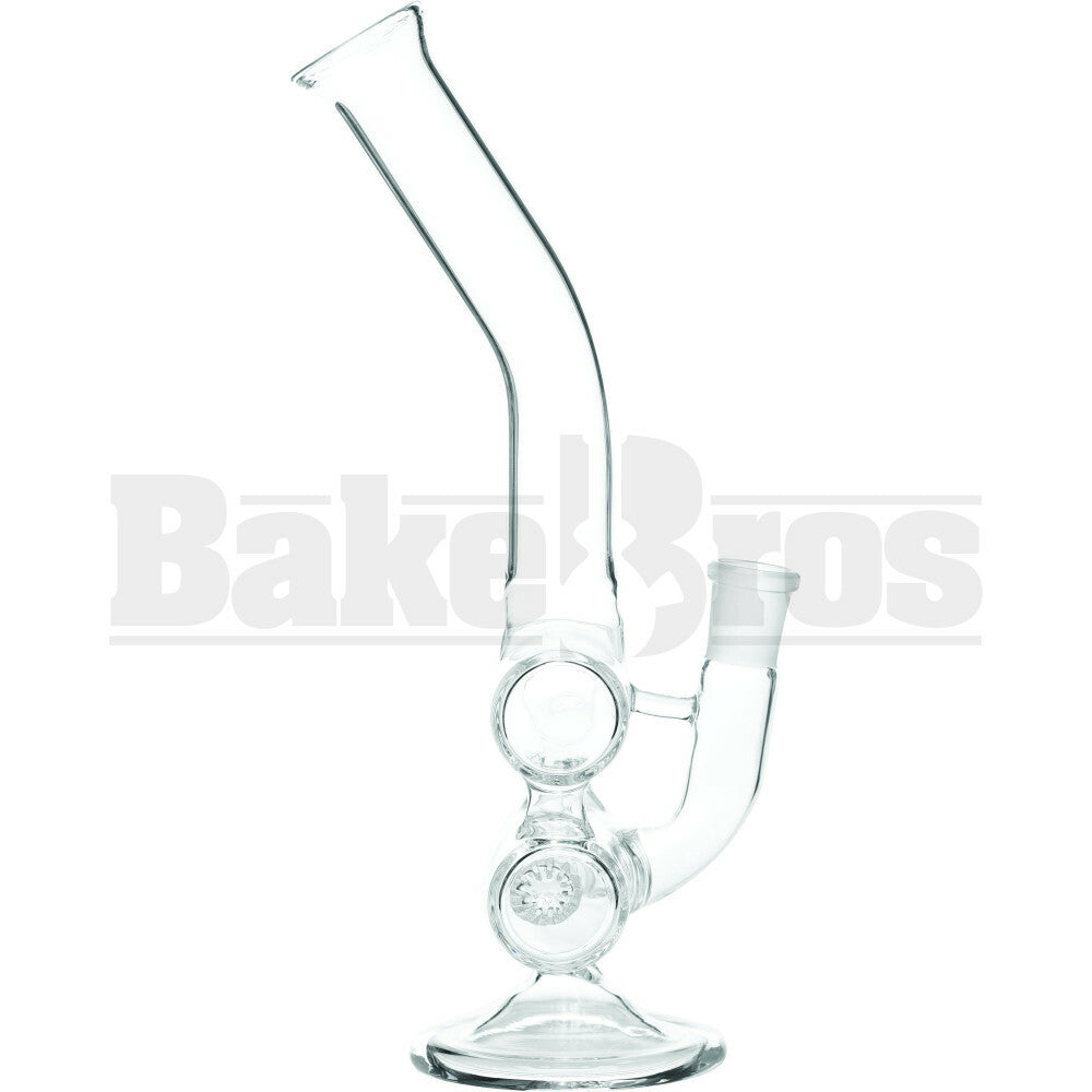 WP 2 SIDE CHAMBER INLINE STEMLESS 11" CLEAR FEMALE 18MM