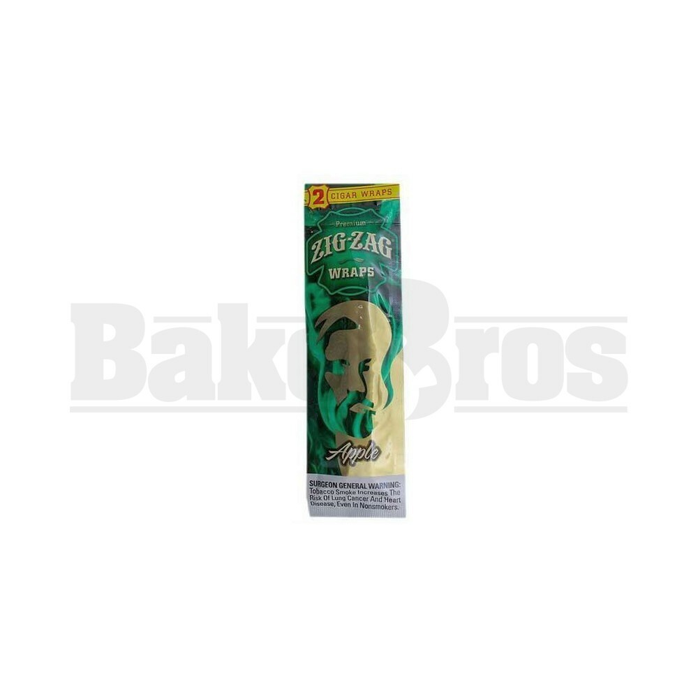 ZIG ZAG CIGAR WRAPS 2 PER PACK APPLE Pack of 1