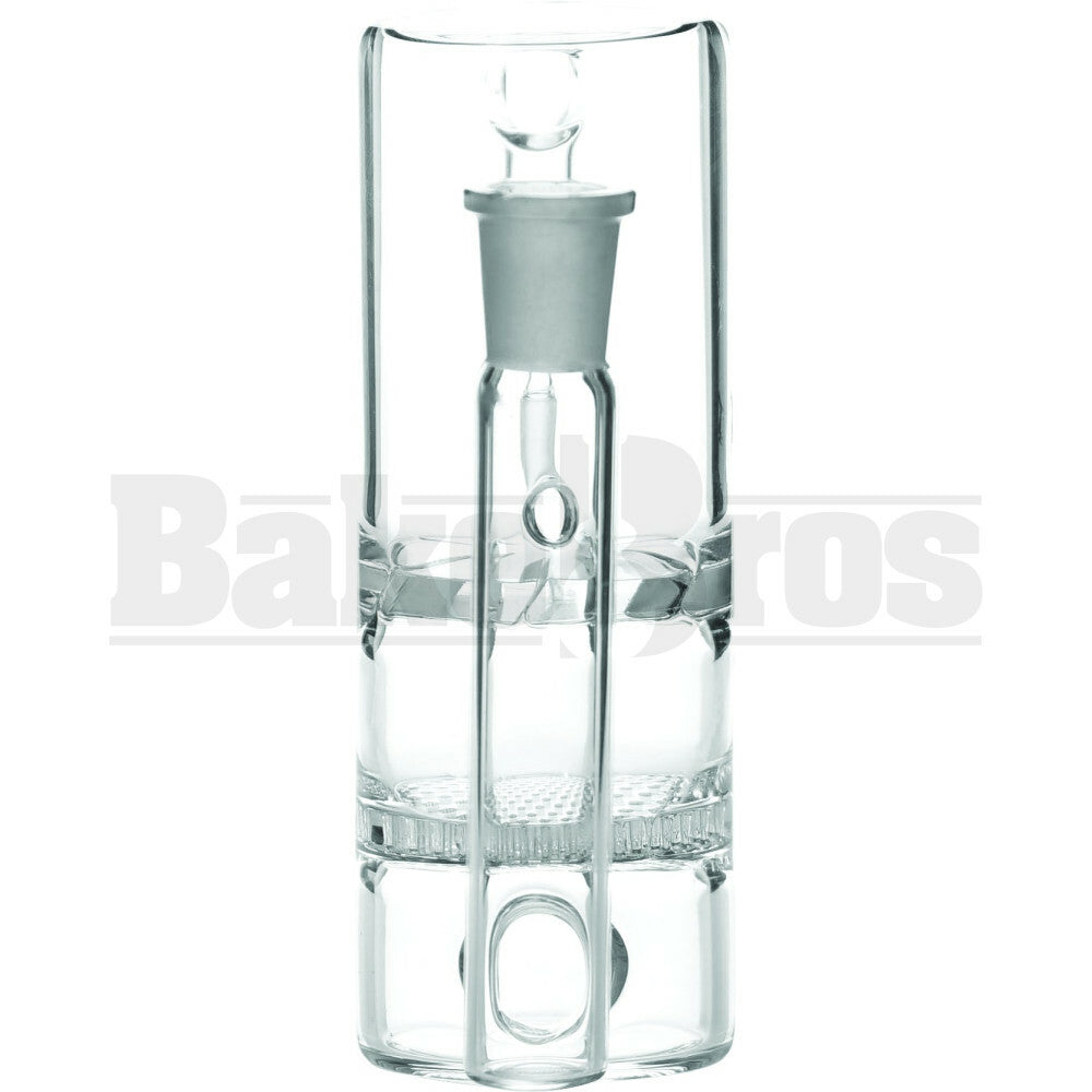 ASHCATCHER HONEYCOMB WITH TURBINE DISK PERC S CONFIG CLEAR MALE 14MM
