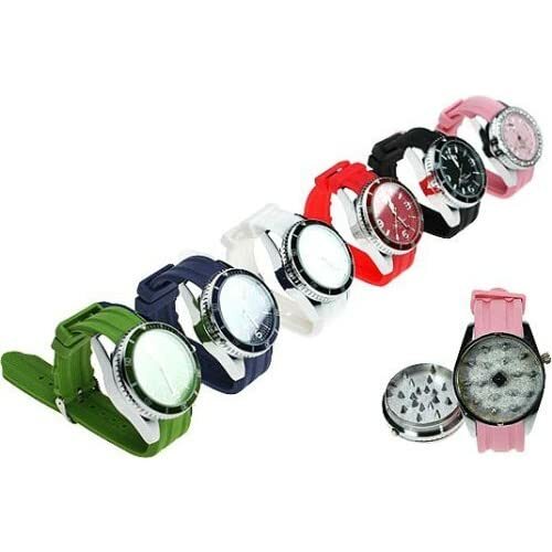 Functional Watch Pollen Grinder Assorted Colors Pack Of 1