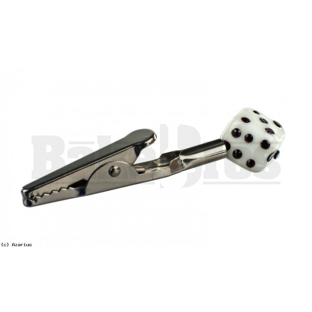 ROACH CLIP DICE STYLE ASSORTED COLORS Pack of 1 0.5"