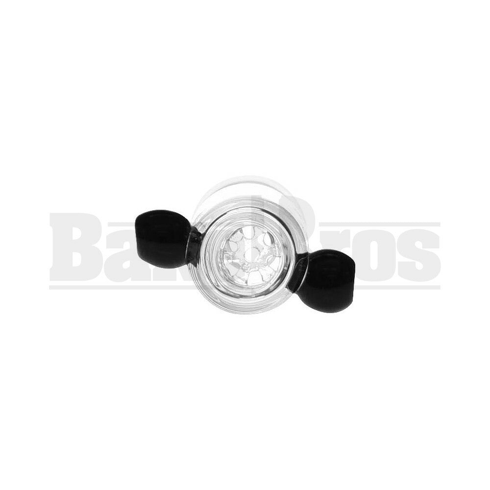 FEMALE BOWL CYLINDER HEAD GRIP DOTS THIMBLE BOWL BLACK 18MM