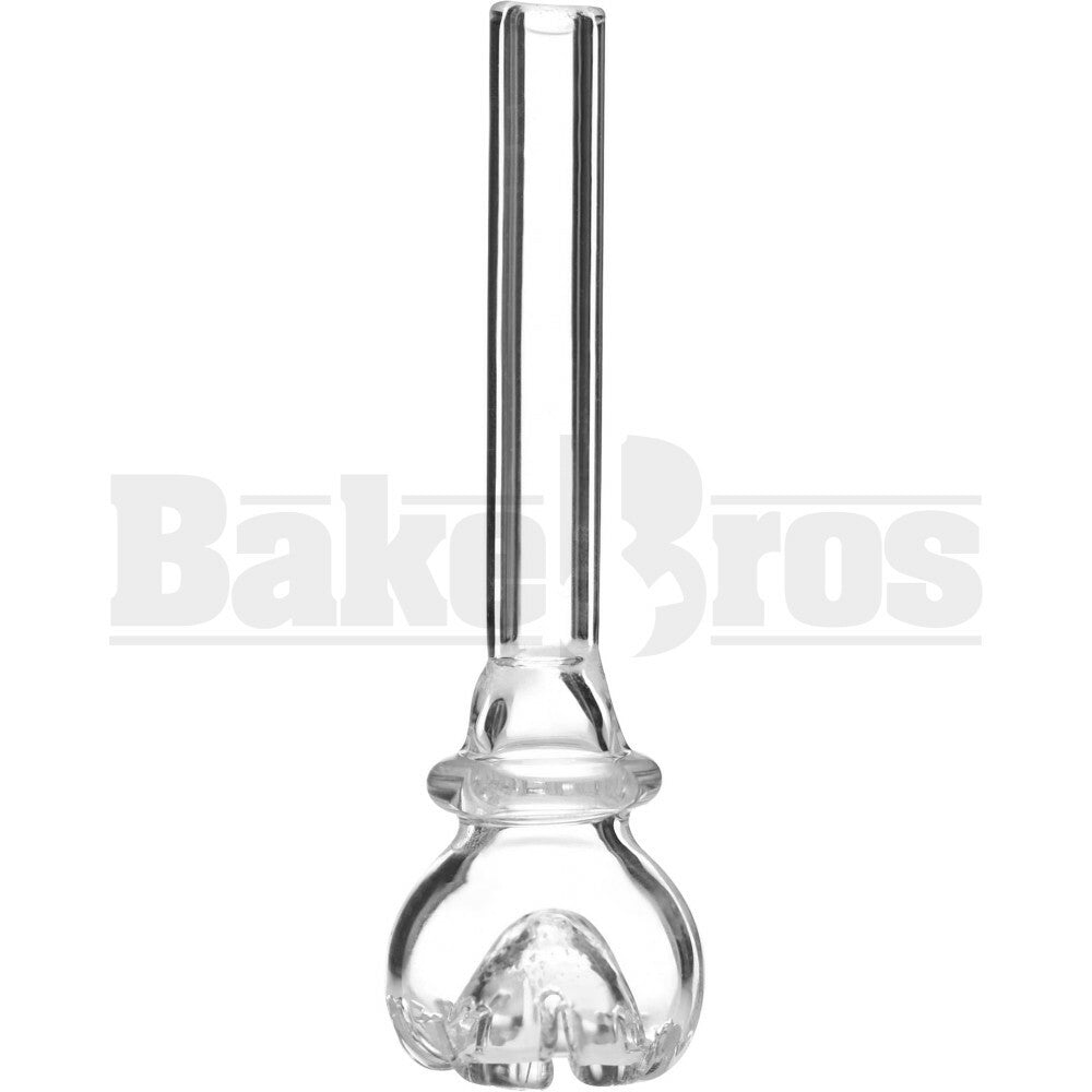 18MM 14MM GLASS NAIL DUO DUAL VAPOR DOMELESS DAISY FLOWER TOP CLEAR FEMALE