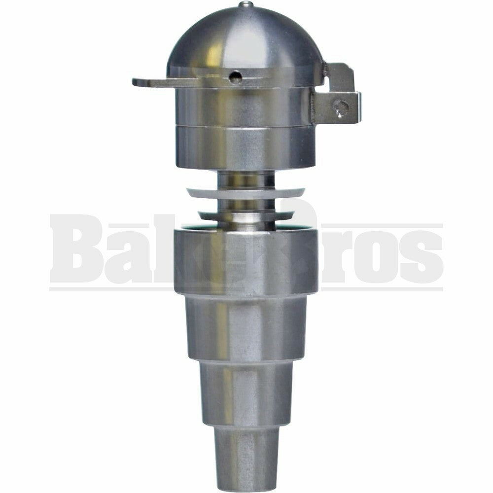 18/14/10 TITANIUM NAIL SALT SHAKER TOP W/ BASEBALL CAP CARB CAP METALLIC FEMALE / MALE