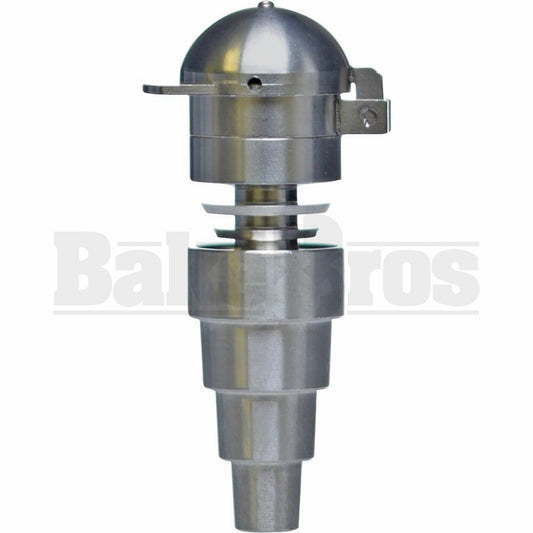 18/14/10 TITANIUM NAIL SALT SHAKER TOP W/ BASEBALL CAP CARB CAP METALLIC FEMALE / MALE