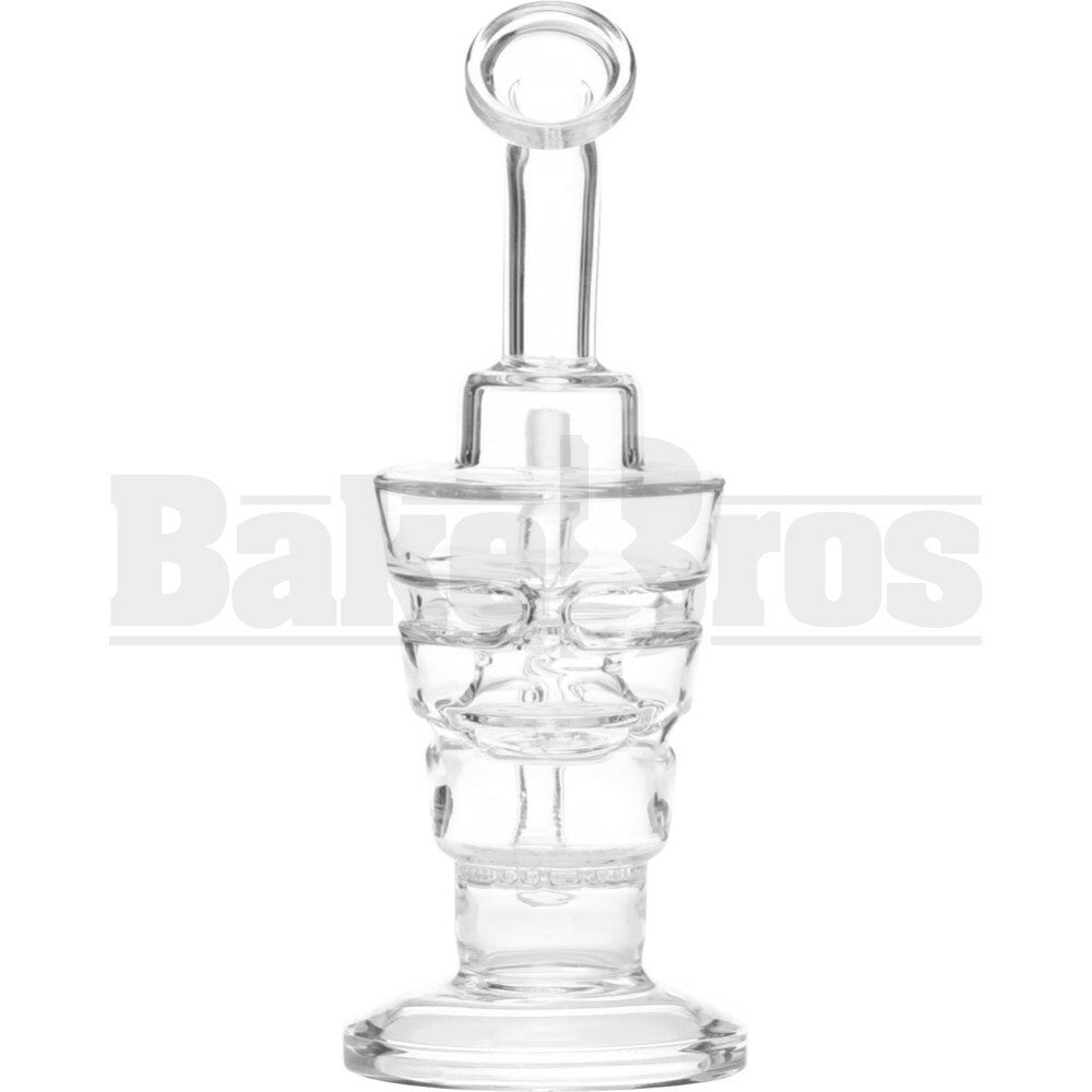 WP SUNDAE CUP STACK OIL RIG W/ HONEYCOMB PERC 9" CLEAR MALE 14MM
