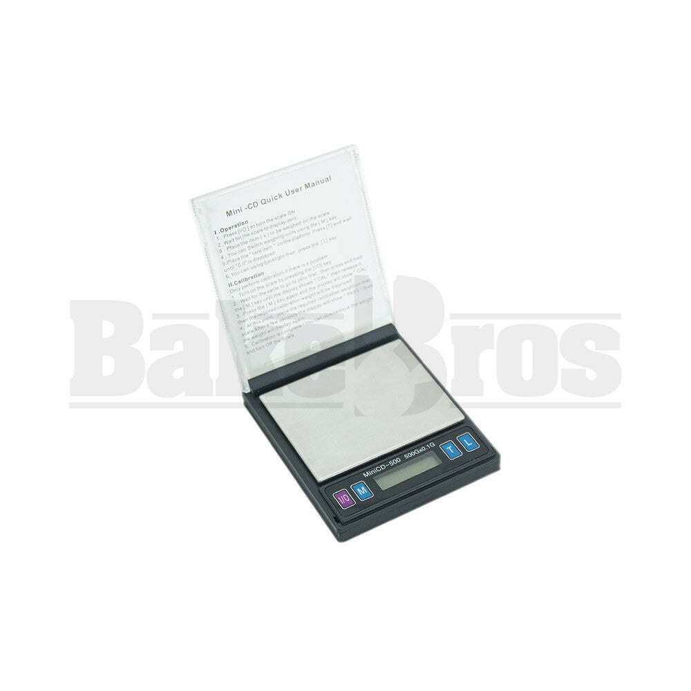 AWS SCALE ELECTRONIC DIGITAL MINI CD SERIES 0.1g 500g BLACK