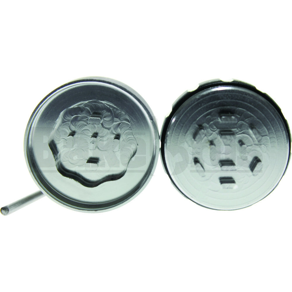 METAL DUGOUT 2 SIDE CAPS 5" SILVER