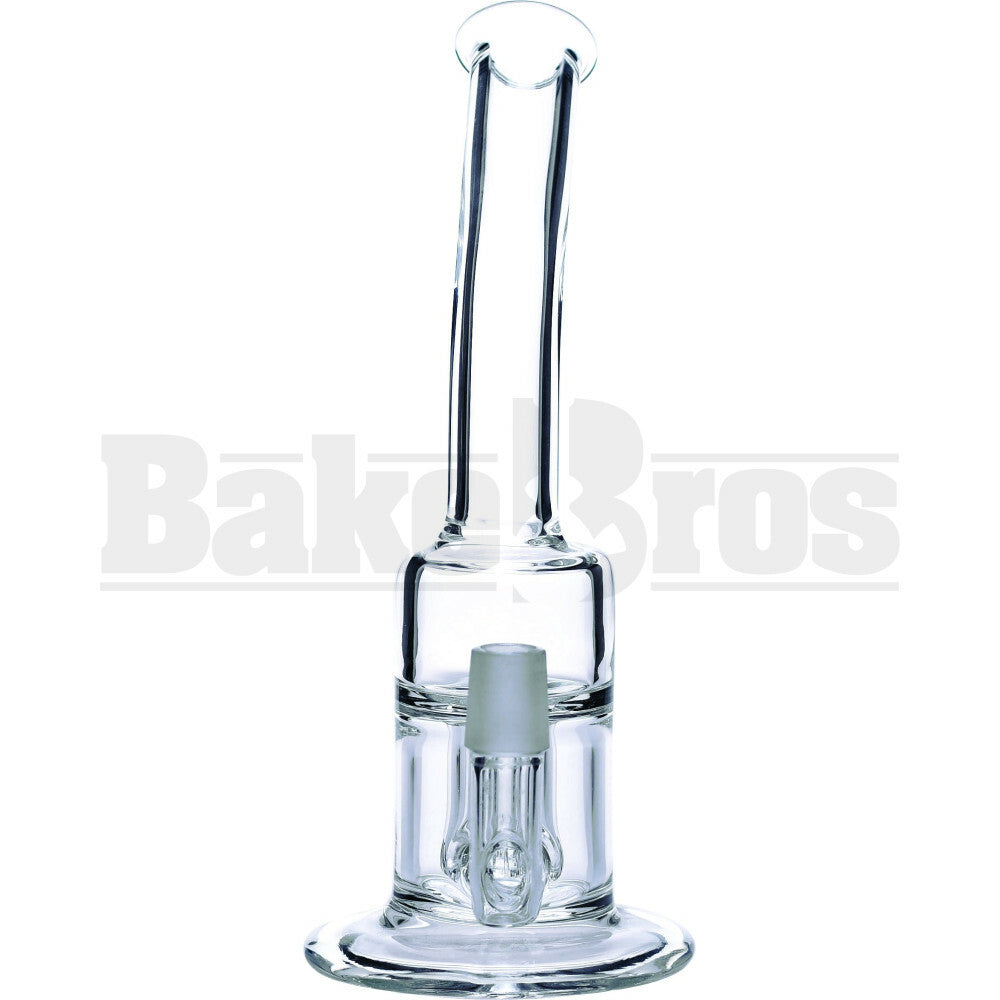WP 2X INVERTED BRILLIANCE PERC DESKTOP RIG 9" CLEAR MALE 18MM