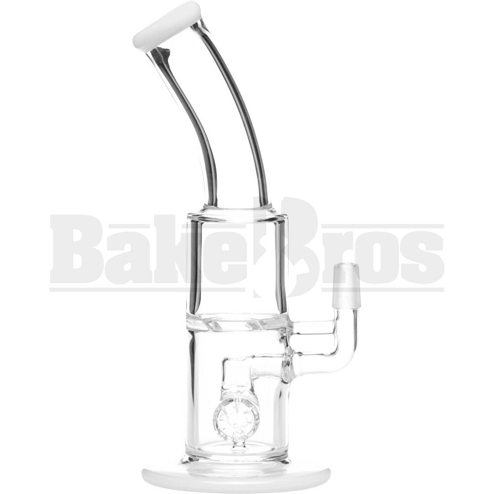 WP HAMMER HEAD PERC W/ TURBINE DISK BENT NECK 9" IVORY WHITE MALE 14MM