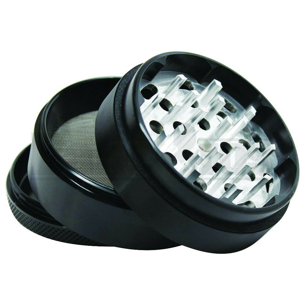 SHARPSTONE HARD TOP GRINDER 4 PIECE 2.5" BLACK Pack of 1
