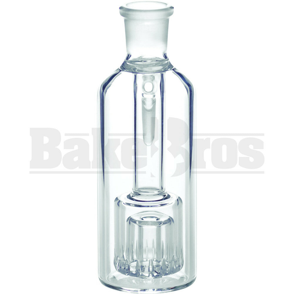 ASHCATCHER BARREL PERC CLEAR MALE 18MM