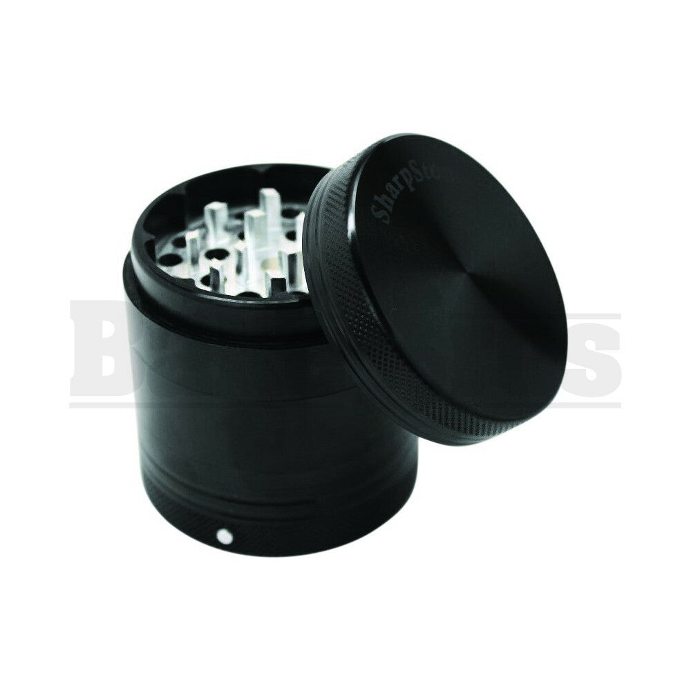 SHARPSTONE HARD TOP VIBRATING GRINDER 4 PIECE 2.2" BLACK Pack of 1
