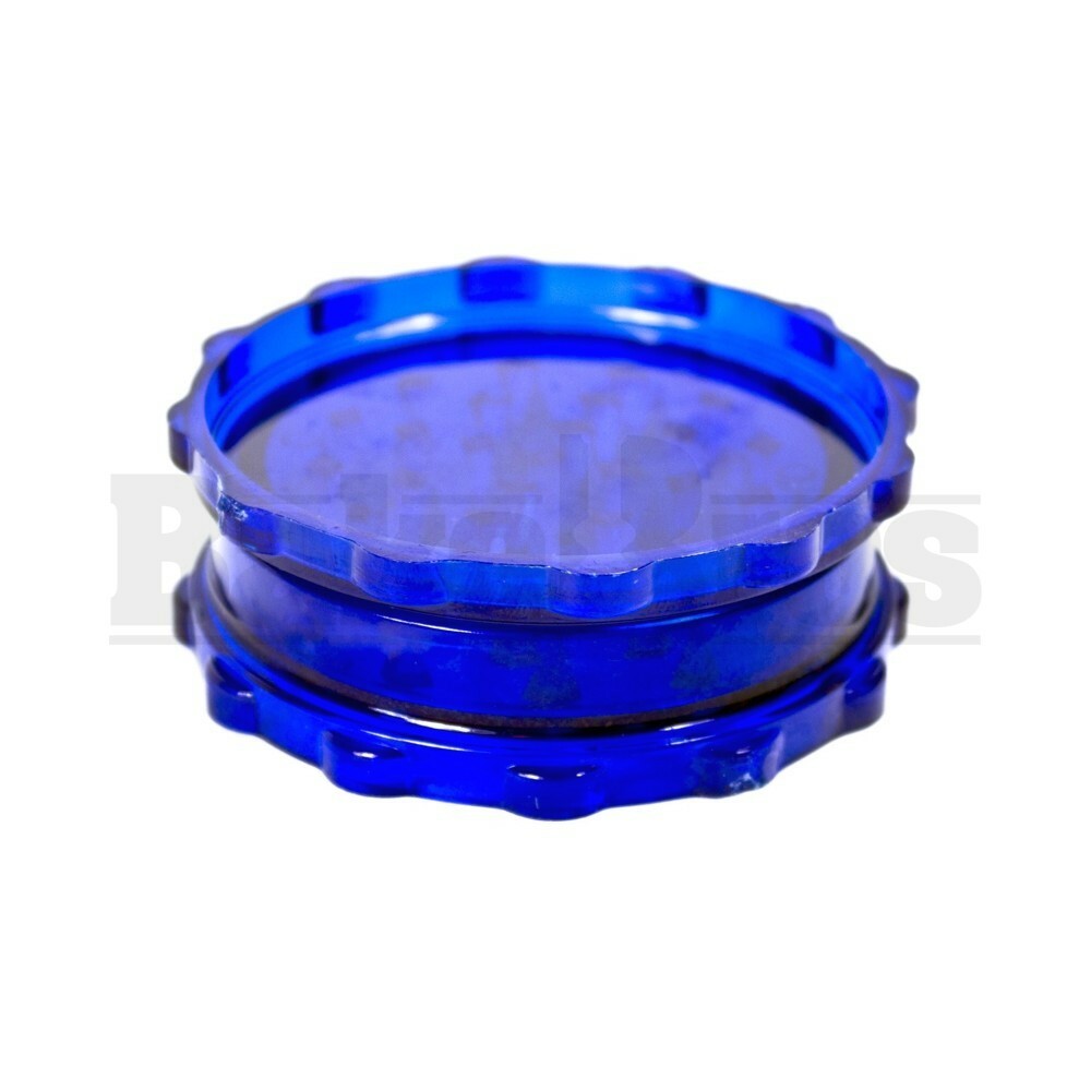 PLASTIC POLLEN GRINDER 3.0" BLUE Pack of 1