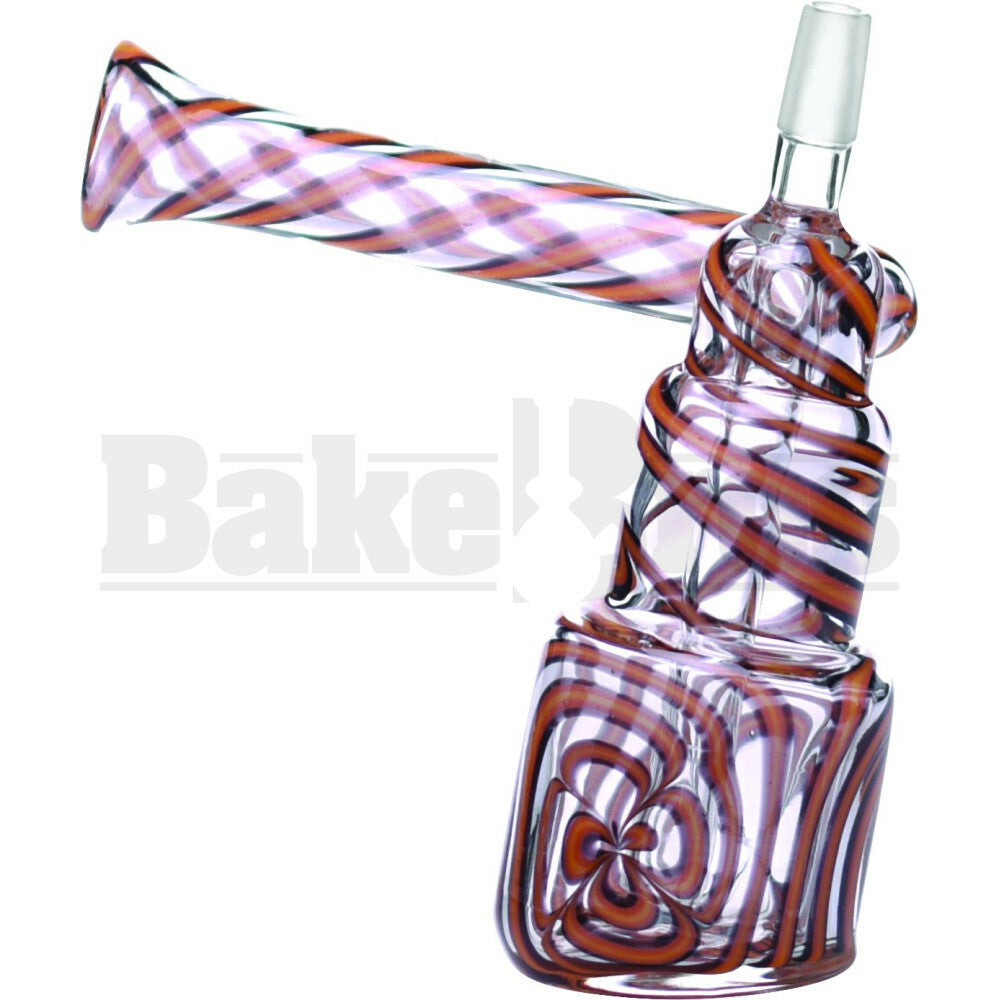 WP TUBE PERC STRIPING 5" ORANGE MALE 10MM