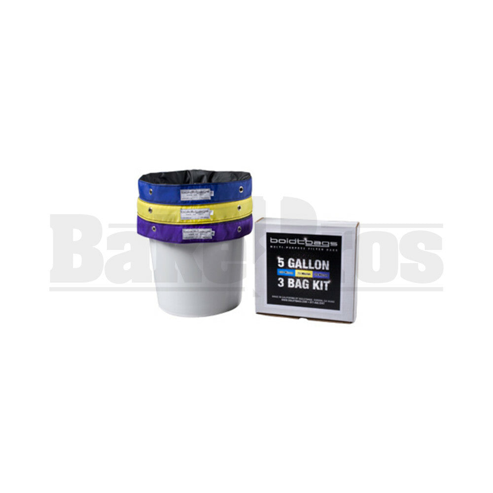 BOLDTBAGS PLANT ESSENCE EXTRACTOR FULL MELT 3 BAGS ASSORTED 220/73/25 5 GALLON