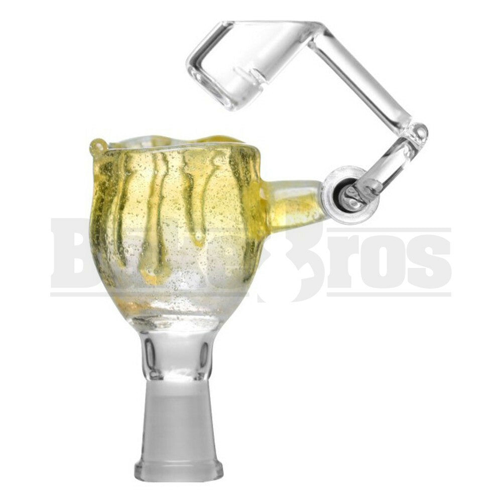 KROWN KUSH FEMALE HONEYBUCKET DRIP GLASS LEMON DROP 10MM