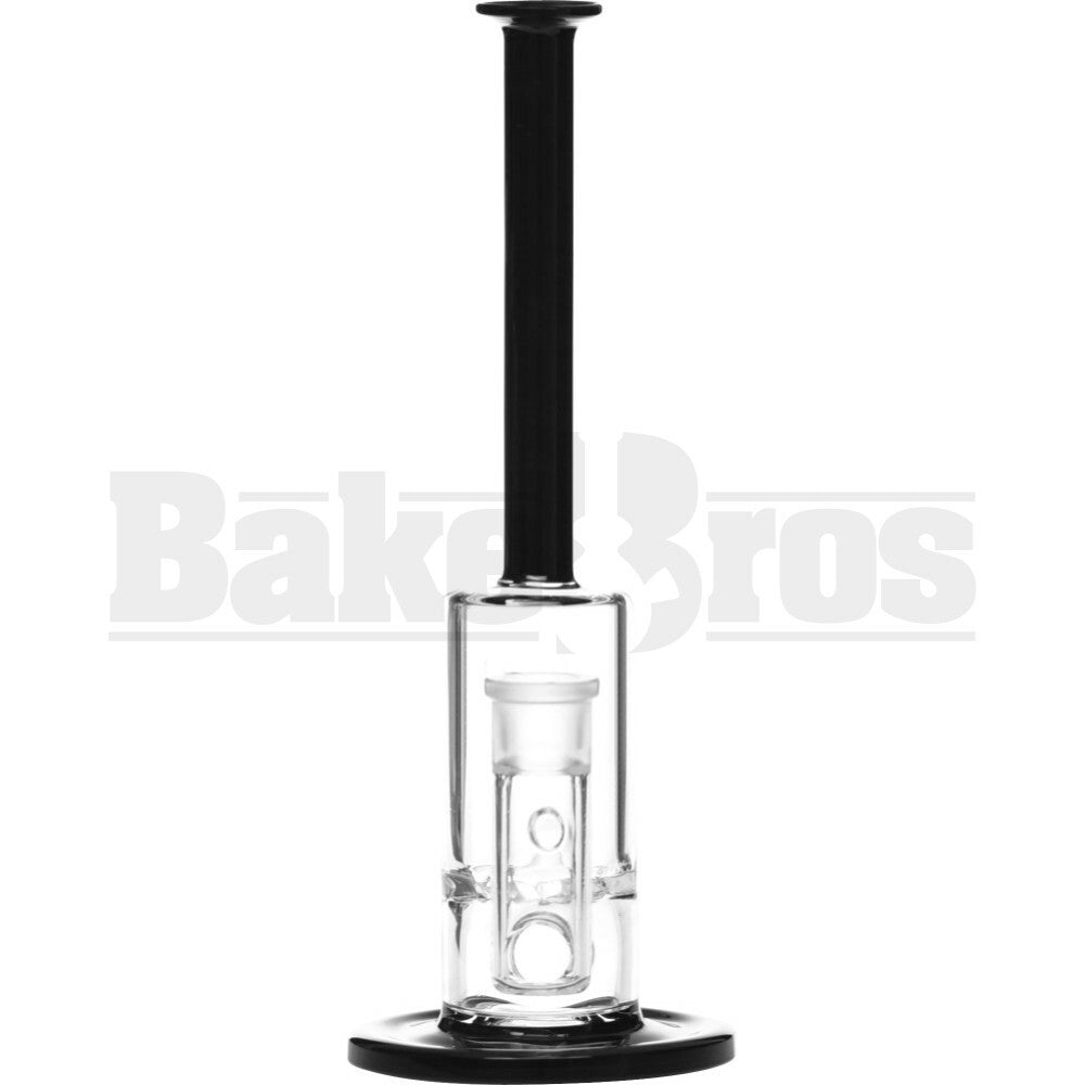 WP TURBINE PERC STEMLESS STRAIGHT TUBE 10" BLACK FEMALE 18MM