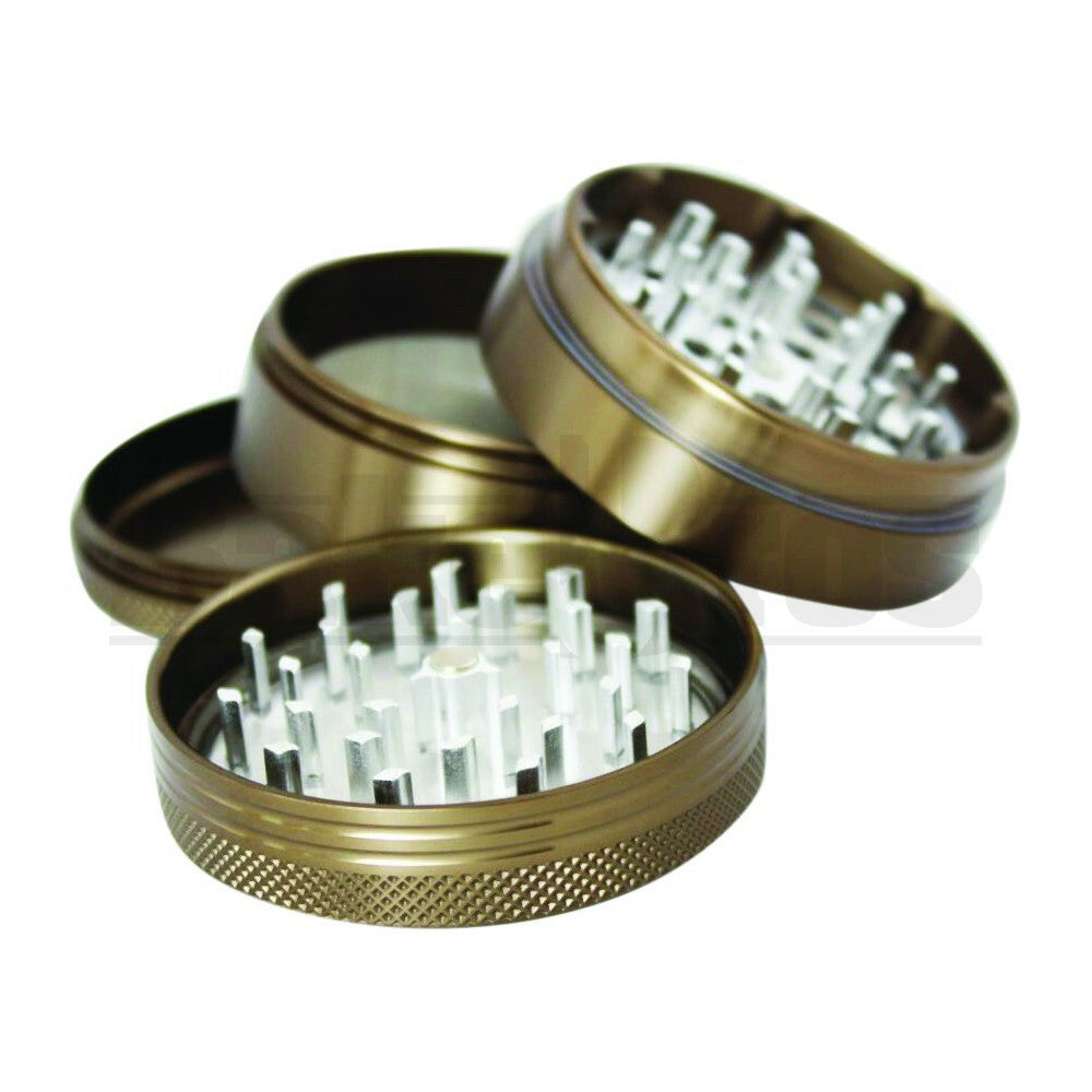 SHARPSTONE CLEAR TOP GRINDER 4 PIECE 2.5" MOSS GREEN Pack of 1